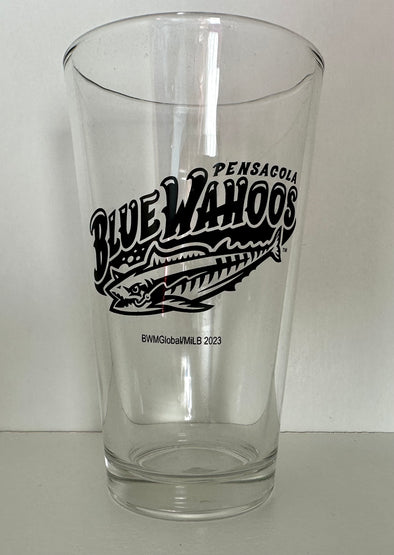 Pensacola Blue Wahoos Pint Glass