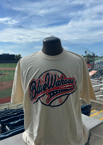 Pensacola Blue Wahoos Cursive USA Tee