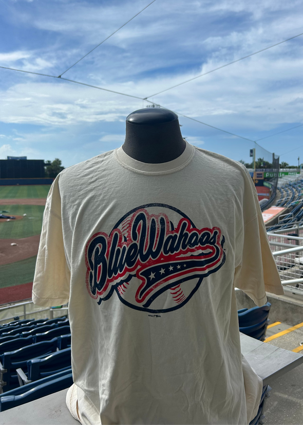 Pensacola Blue Wahoos Cursive USA Tee