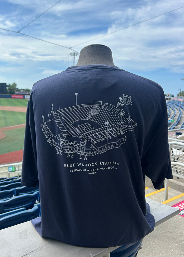 Pensacola Blue Wahoos Goodyear Stadium Tee