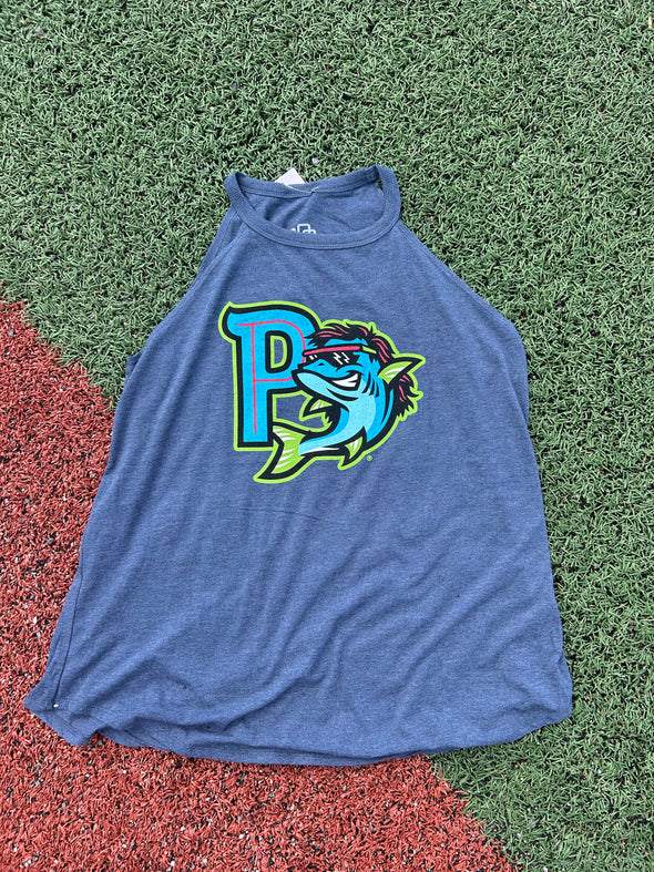 Pensacola Blue Wahoos Mullets Rocker Razorback Tank