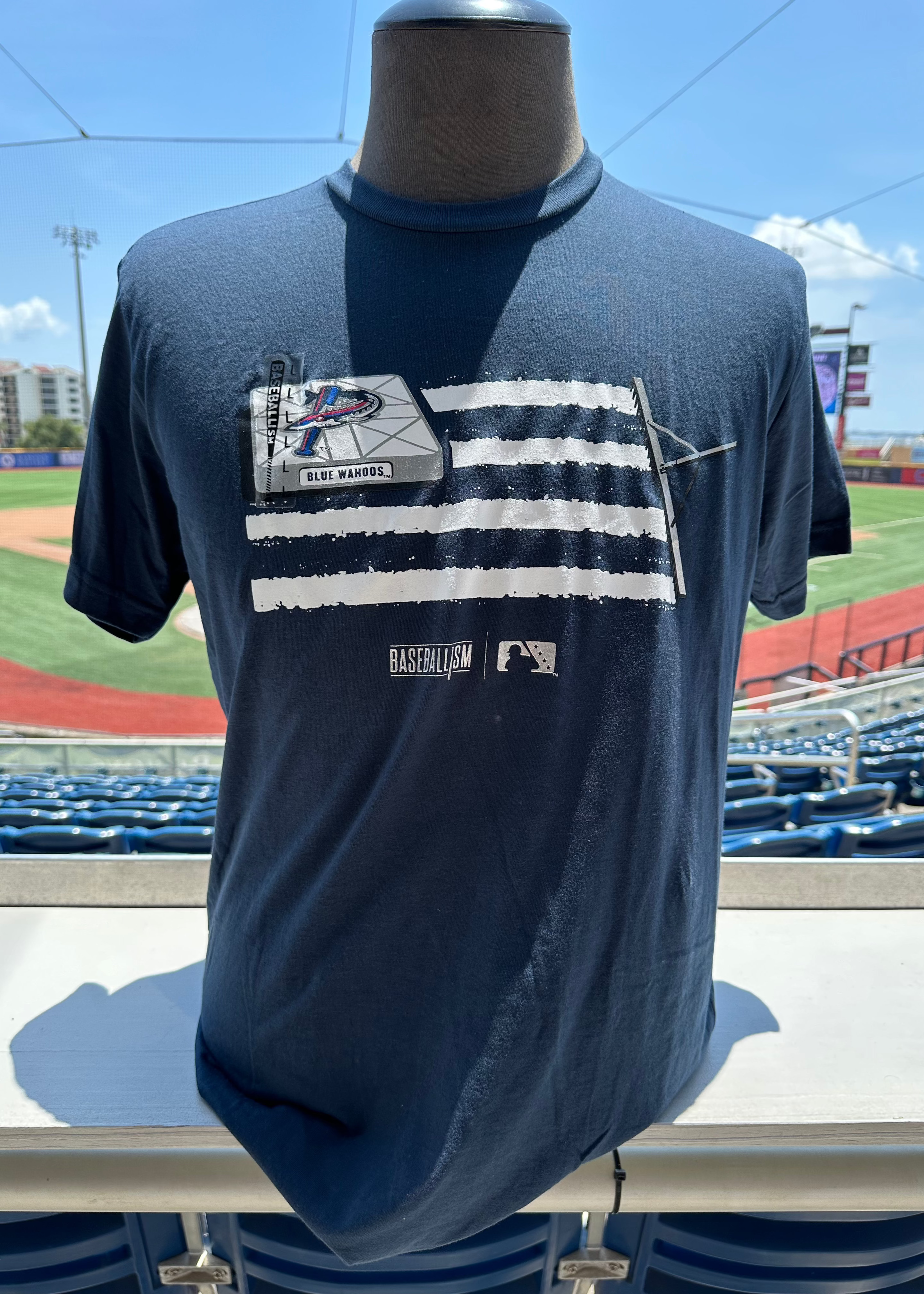 Pensacola Blue Wahoos Field Baseballism T shirt