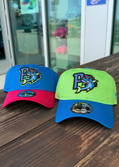 Pensacola Blue Wahoos Mullets New Era 9Twenty Adjustable Buckle Cap