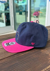 Pensacola Blue Wahoos '47 Navy Burnside Captain Hat