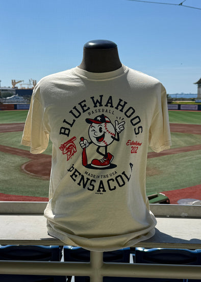 Pensacola Blue Wahoos Fourth of July All American Ball Tee