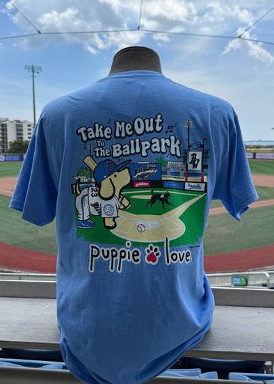 Pensacola Blue Wahoos PuppieLove Ballpark Tee