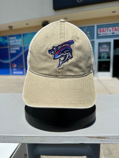 Pink or blue? Which Mullets hat - Pensacola Blue Wahoos