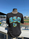 Pensacola Blue Wahoos Mullet Blue Area Code Tee