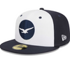 Penscola Blue Wahoos New Era 59FIFTY Fitted Seagull Cap