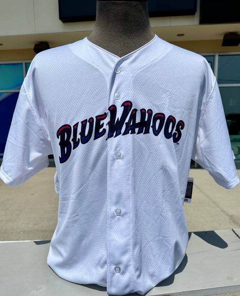 Pensacola Blue Wahoos Replica Home Jersey – Pensacola Blue Wahoos