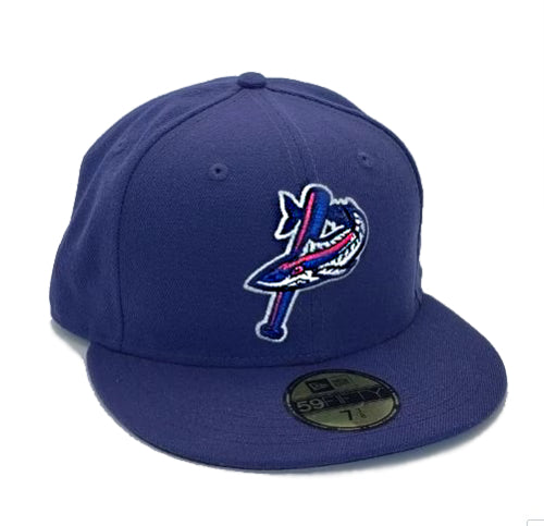 Pensacola Blue Wahoos New Era Theme Nights Swim 59FIFTY Fitted Hat - Navy