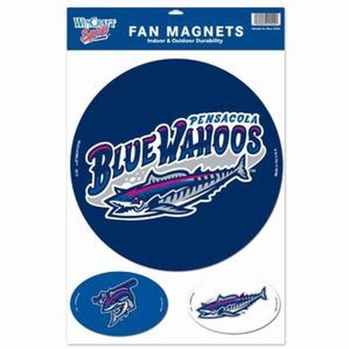 Pensacola Blue Wahoos Fan Magnet Set